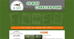 Desktop Screenshot of derustcaravanpark.co.za