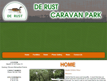 Tablet Screenshot of derustcaravanpark.co.za